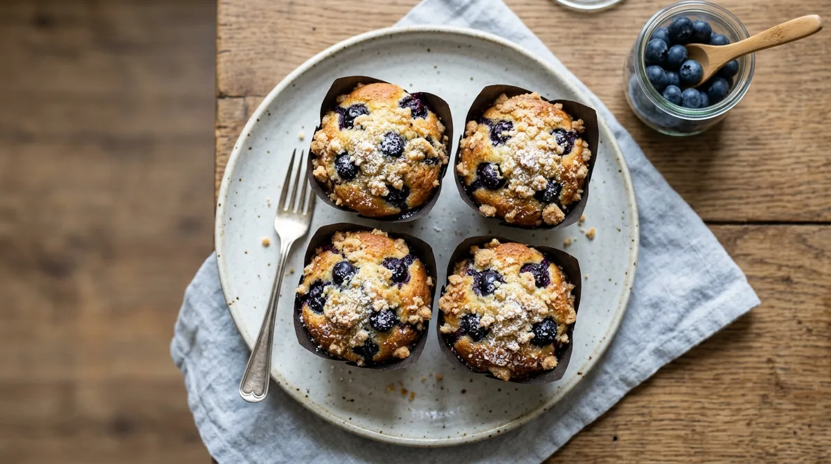 Cannabis-Blaubeermuffins