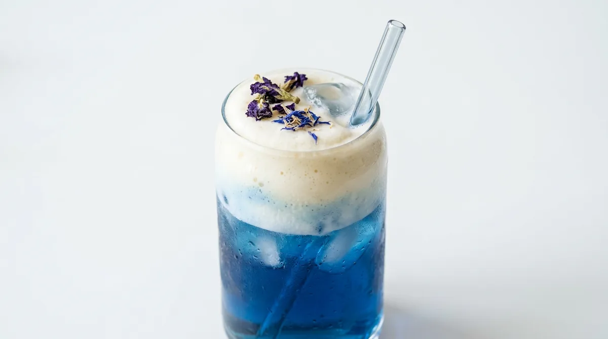 Cannabis Butterfly Pea Latte