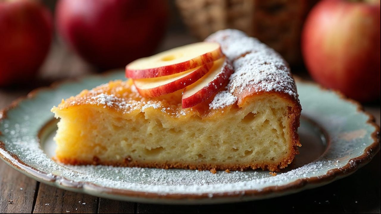 Cannabis-Apfelkuchen