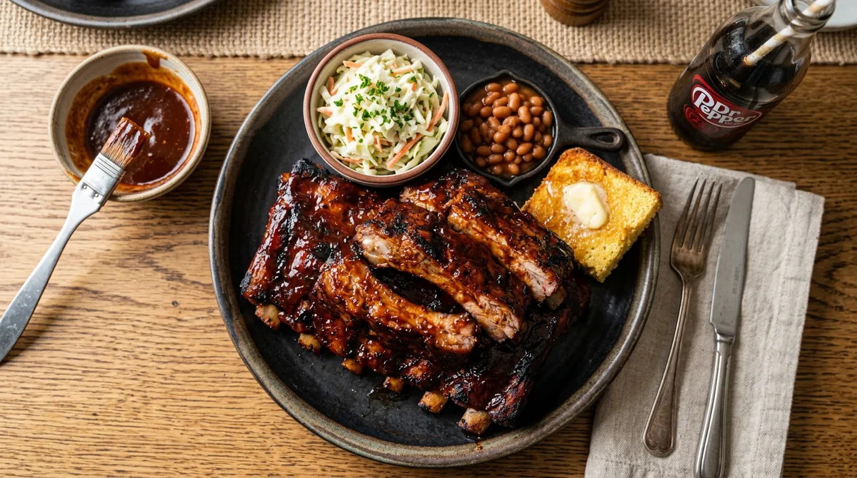 Cannabis Dr Pepper BBQ Baby Back Ribs