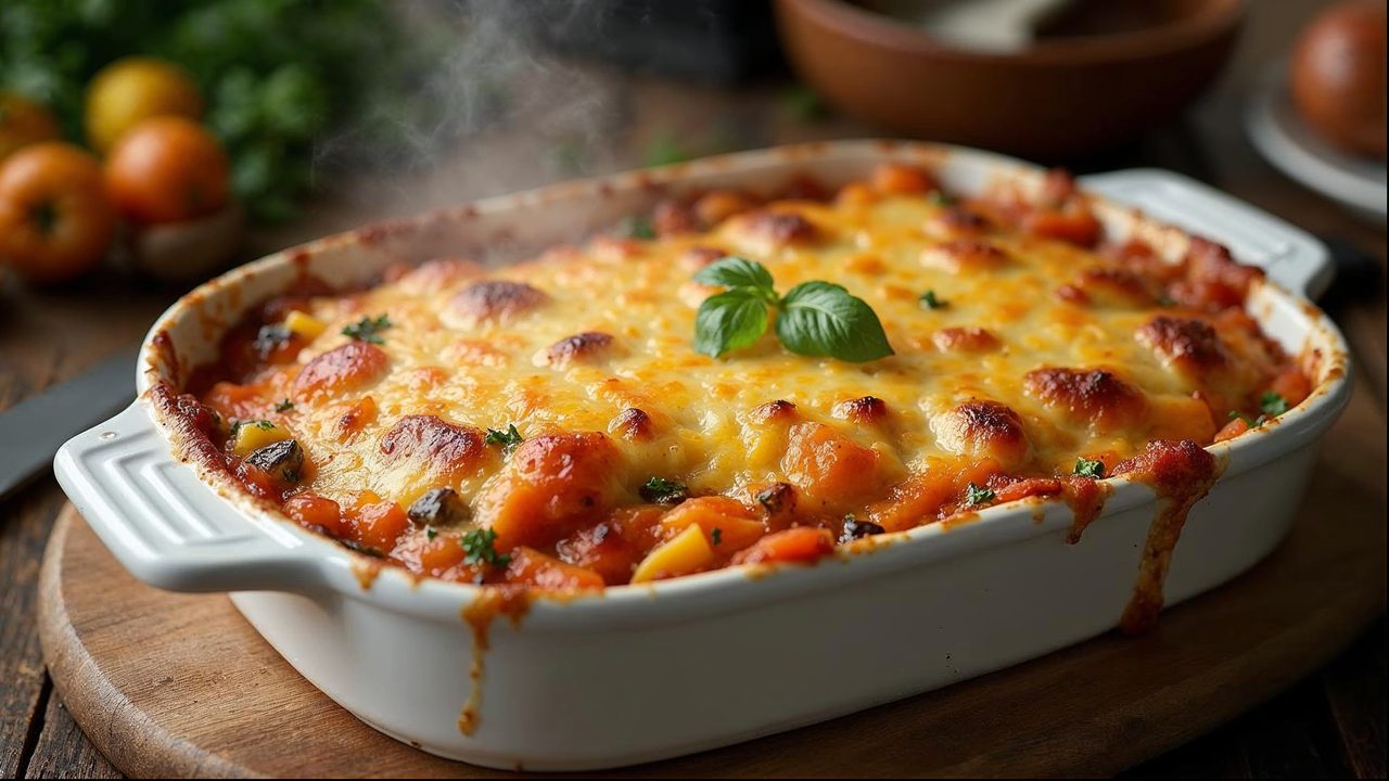 Cannabis-Gemüse-Auflauf