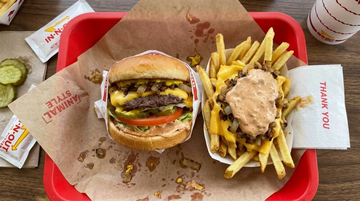 Cannabis In-N-Out Animal Style Burger