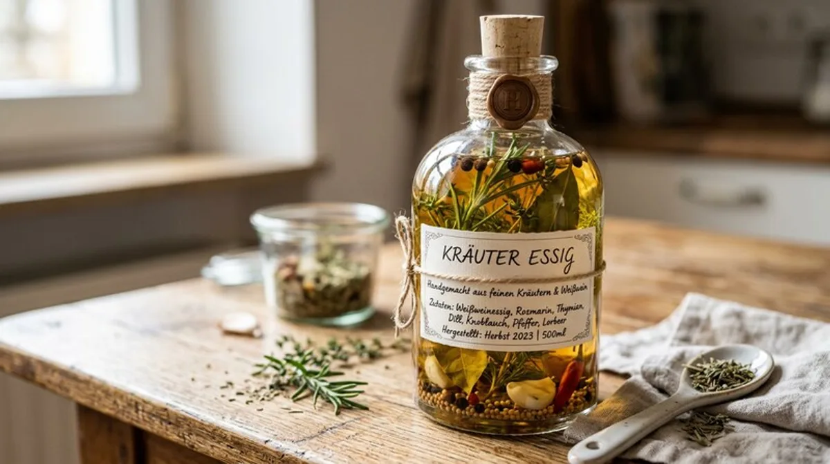 Cannabis-Kräuteressig
