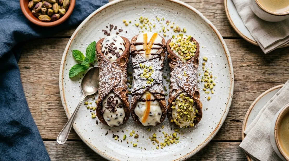 Cannabis-Cannoli sizilianisch