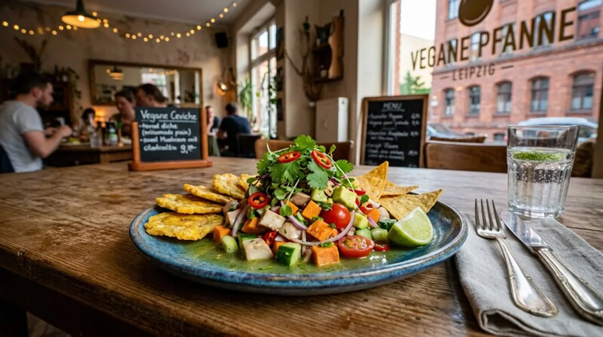 Veganes Cannabis Ceviche