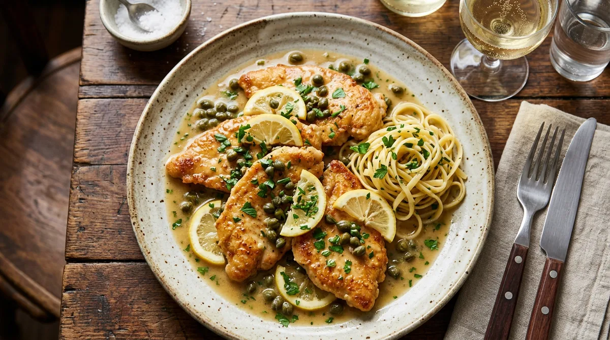 Cannabis Chicken Piccata