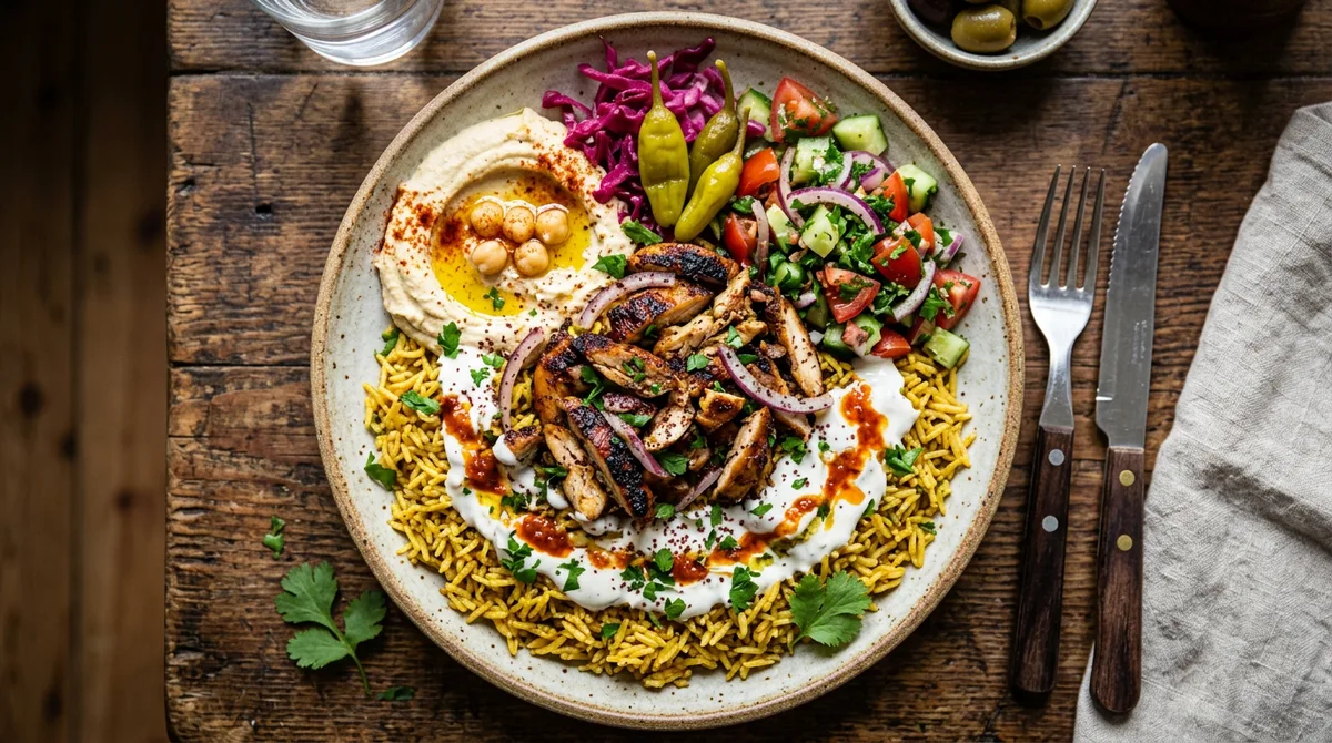 Cannabis Chicken Shawarma Bowl