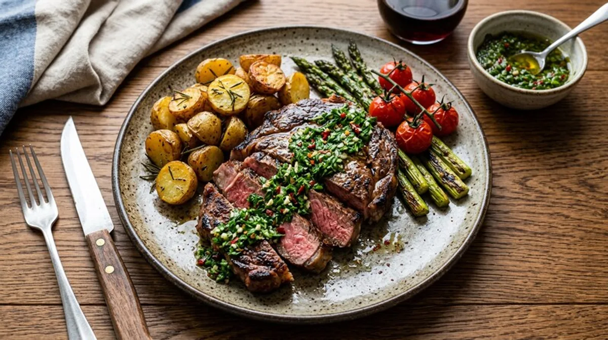 Cannabis Chimichurri Steak