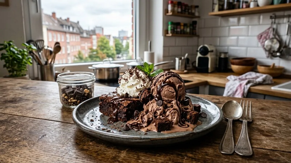 Cannabis Cold Stone Brownie Eis