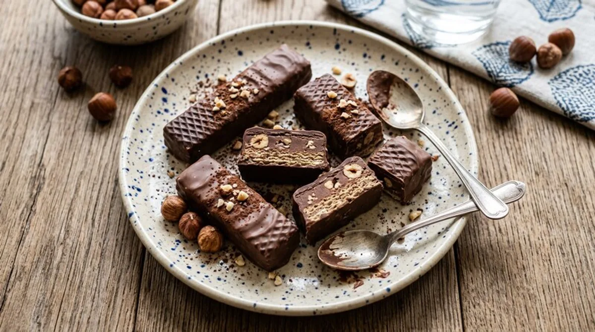 Cannabis Duplo Riegel Nachbau — Haselnuss & Waffel