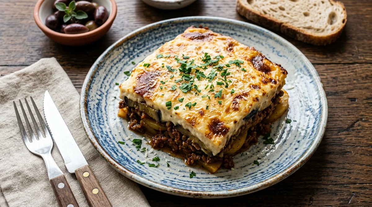 Cannabis Griechische Moussaka