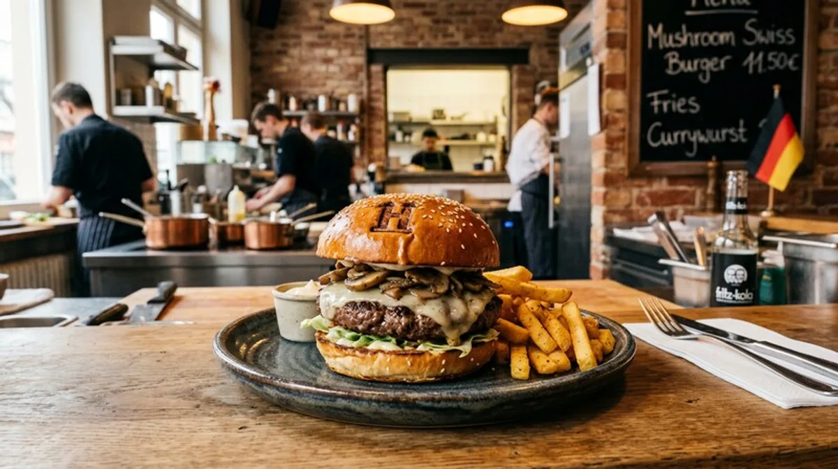 Cannabis Hardee's Mushroom & Swiss Burger