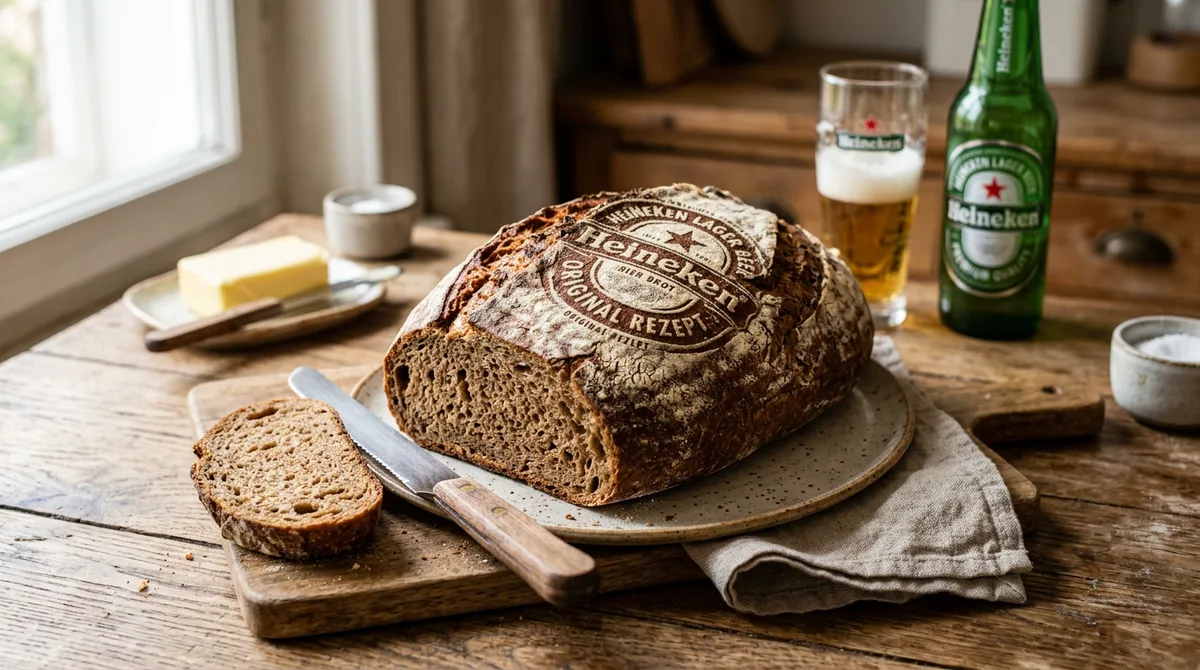 Cannabis Heineken Bier-Brot — Hopfig & Würzig