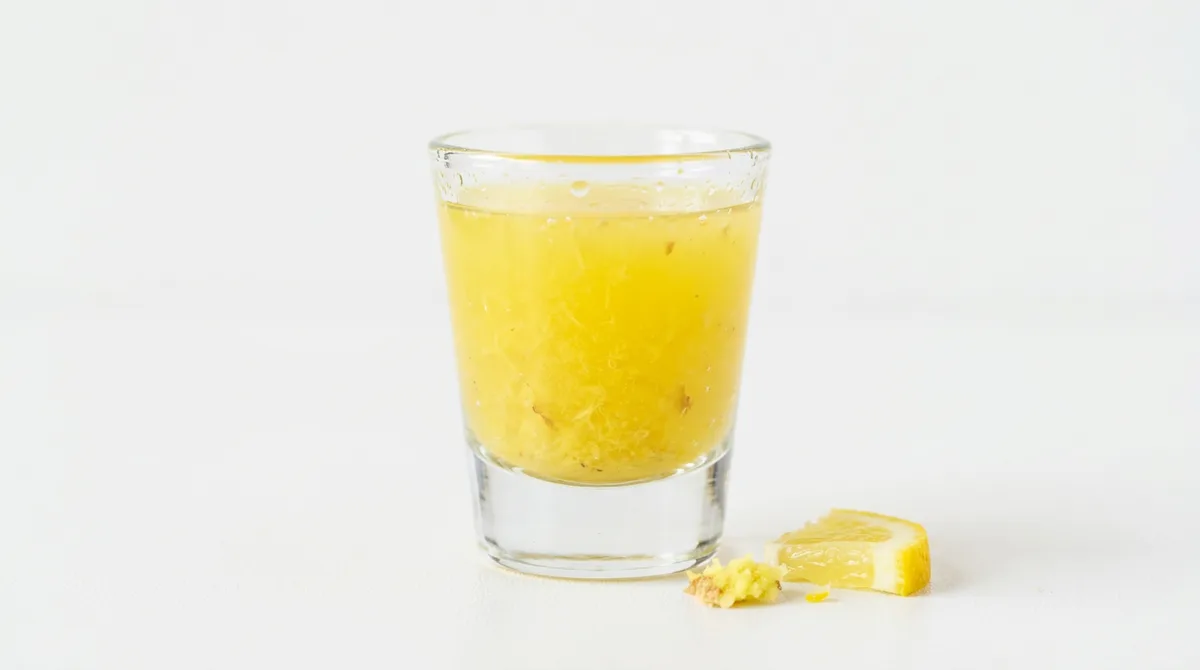 Cannabis Ingwer-Zitronen-Shot