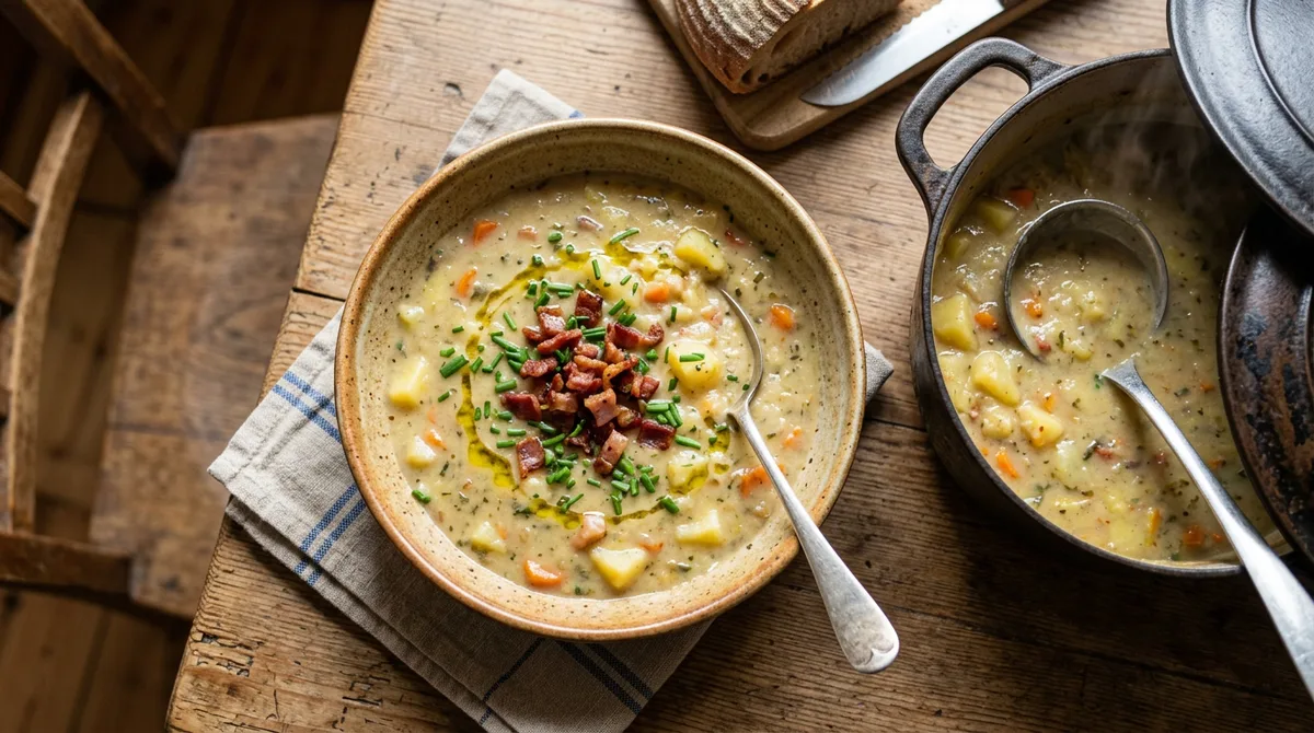 Bayerische Cannabis-Kartoffelsuppe