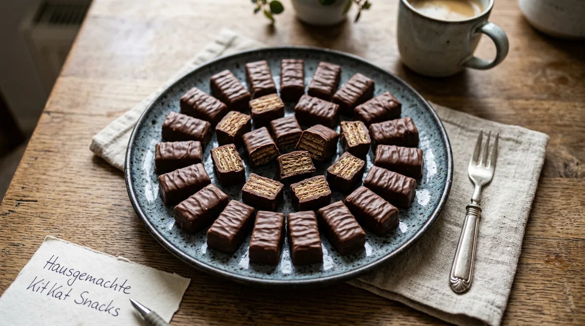 Cannabis Kit Kat Nachbau — Knusprige Waffelriegel