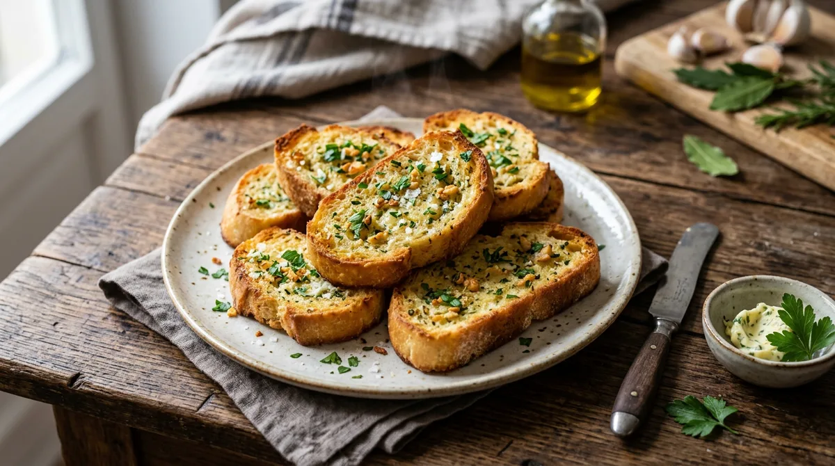 Cannabis-Knoblauchbrot