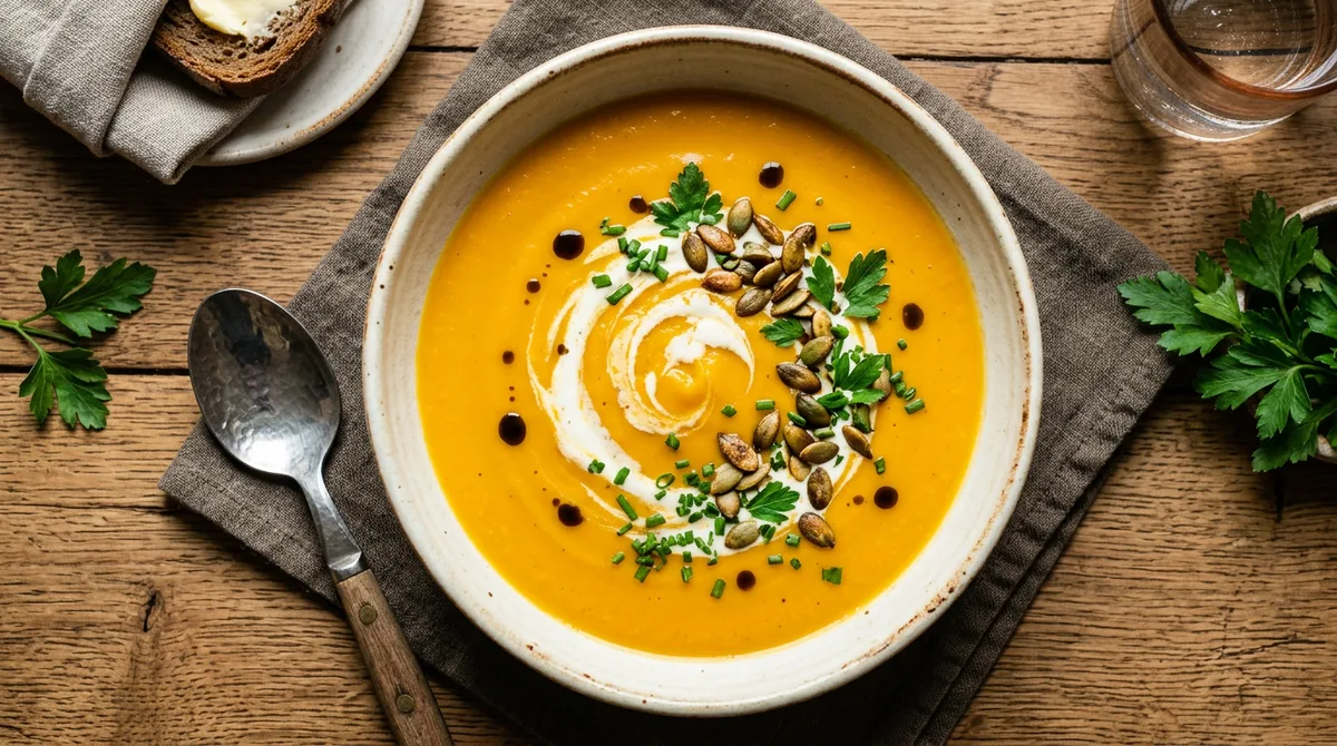 Cannabis Kürbissuppe