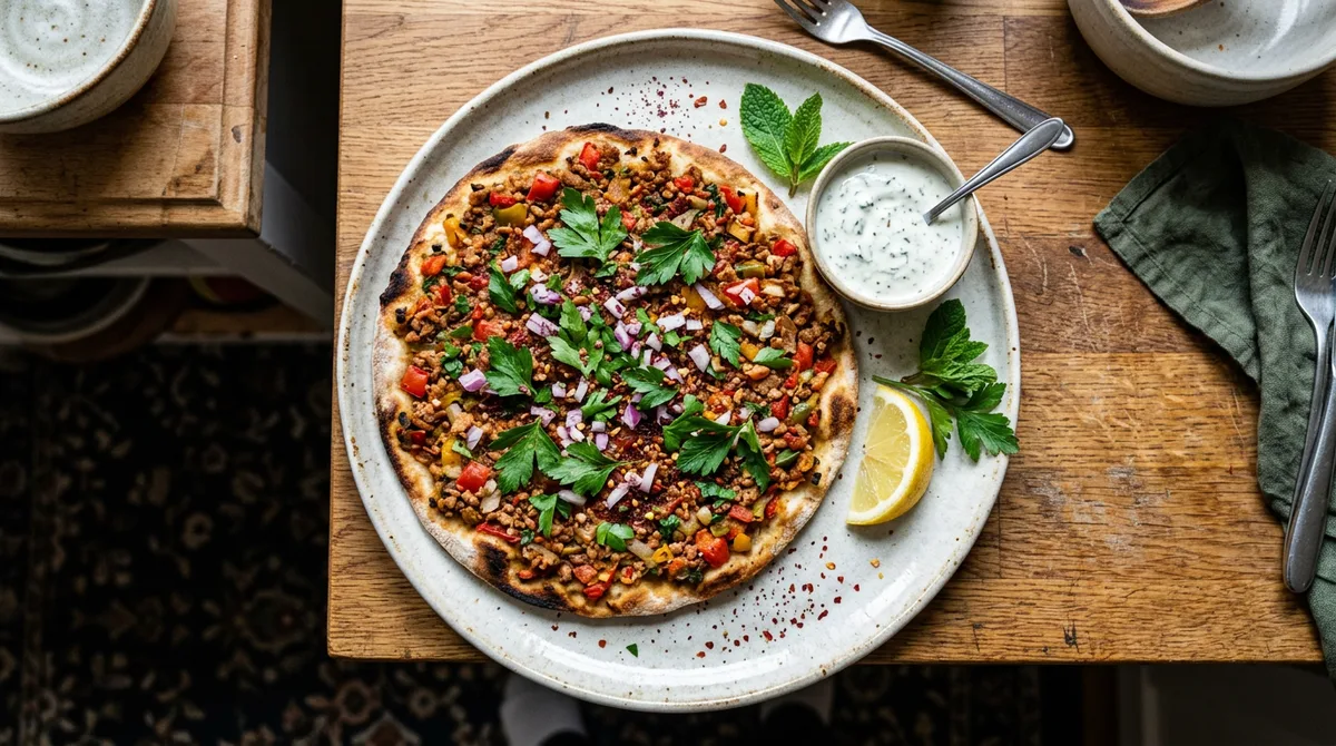 Cannabis Lahmacun vegan