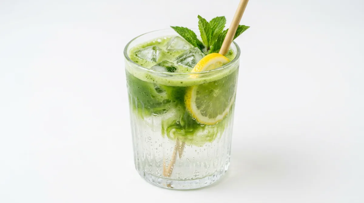 Cannabis Matcha-Limonade