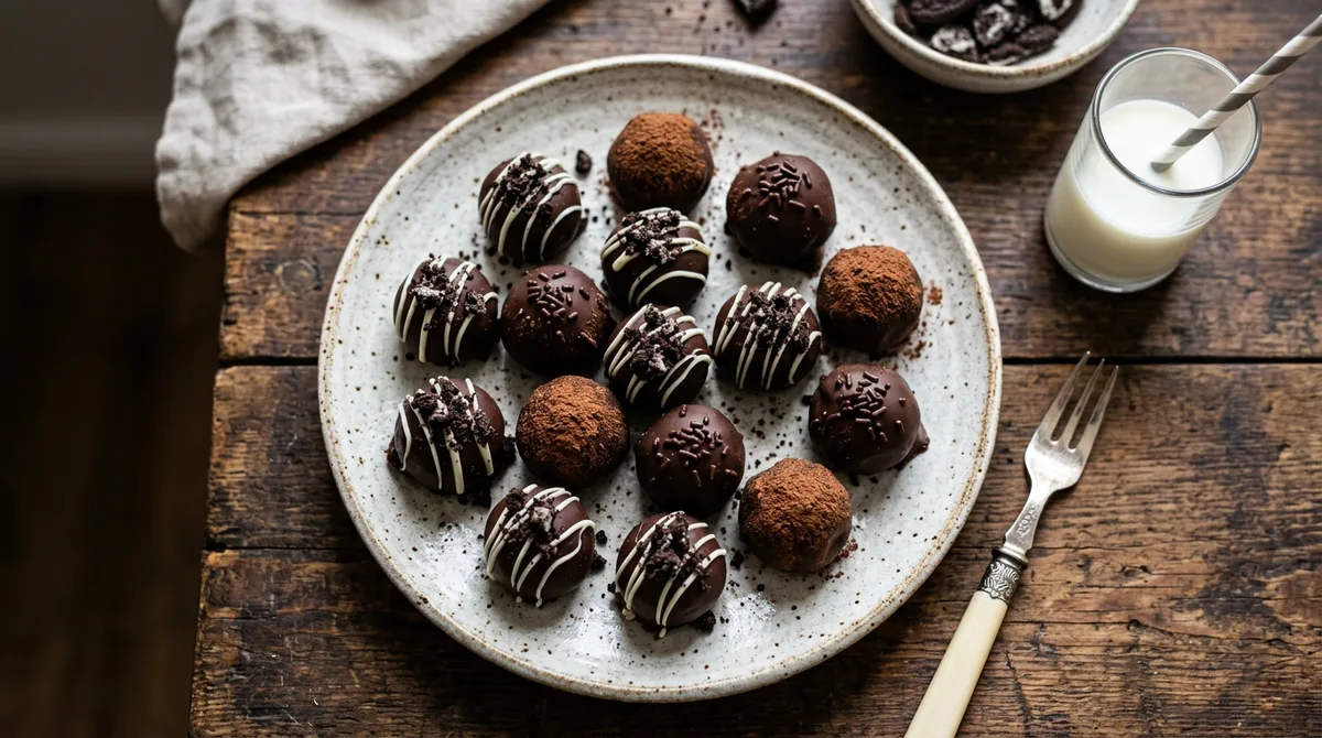 Cannabis Oreo Trüffelbällchen