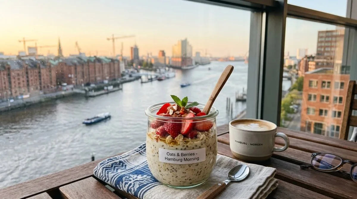 Overnight Oats Erdbeere Cannabis