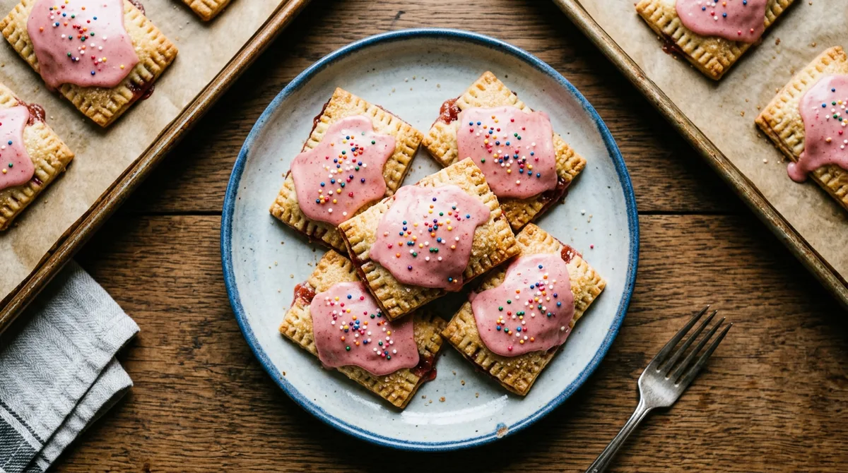 Cannabis Pop-Tarts Erdbeer Nachbau — American Style