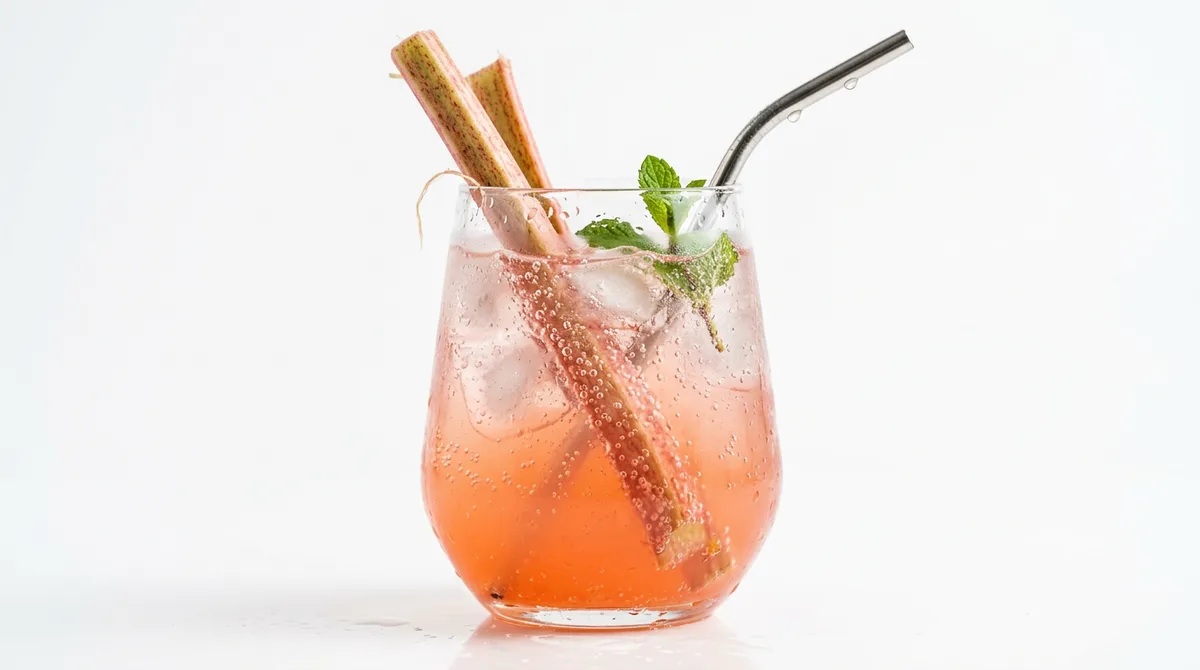 Cannabis Rhabarber-Lemonade