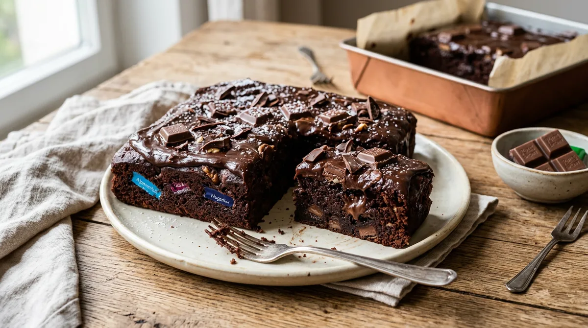 Cannabis Ritter Sport Schokoladenkuchen