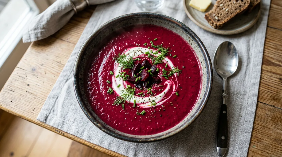 Cannabis Rote-Bete-Suppe