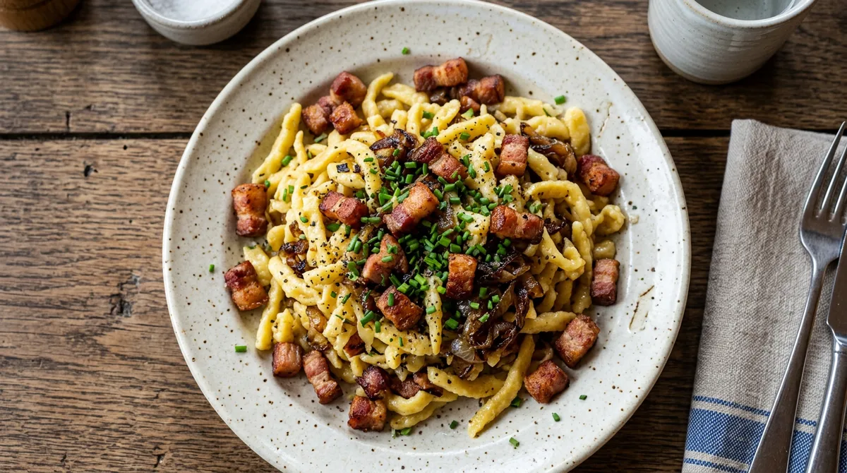 Cannabis-Speck-Wuerfel knusprig