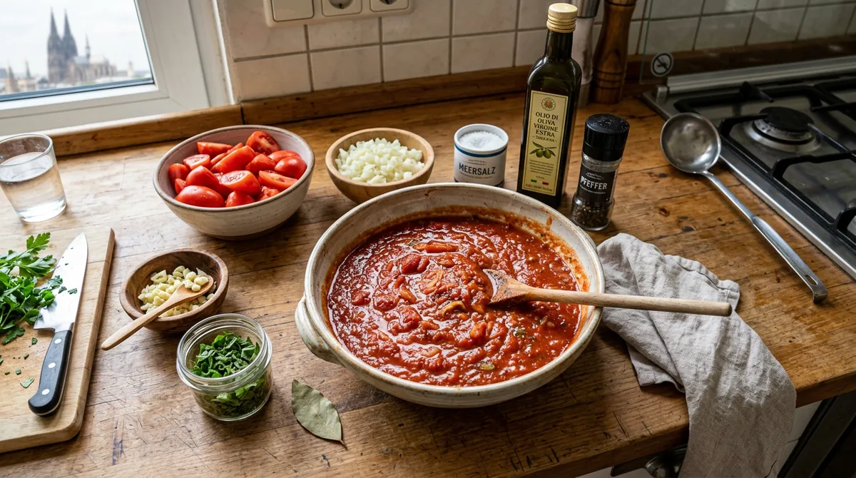 Cannabis Tomatensauce Basis