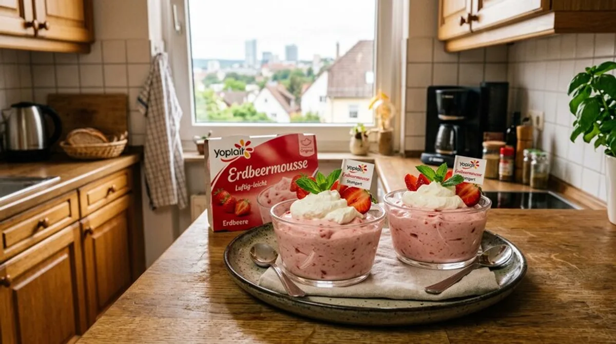 Cannabis Yoplait Erdbeer-Mousse
