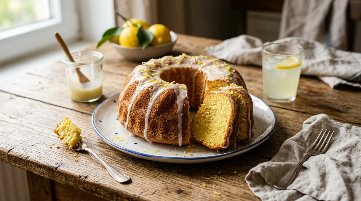 Cannabis-Zitronenkuchen