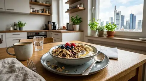 Cannabis Alpen Müsli Power Bowl