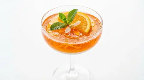 Cannabis Aperol Spritz Gelee — Prosecco & Orange