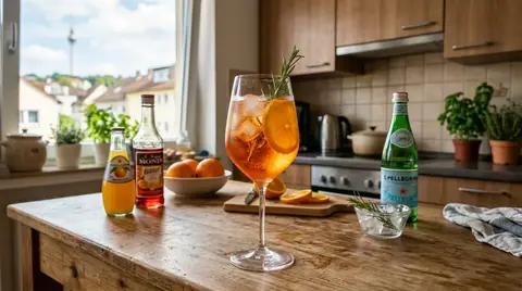 Cannabis Aperol Spritz Virgin