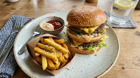 Cannabis Big Mac Style Burger