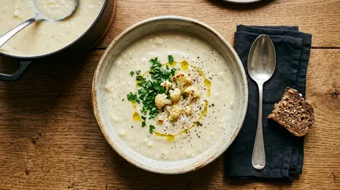 Cannabis Blumenkohlsuppe