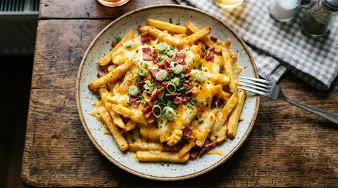Cannabis-Käse-Pommes (Cheesy Weed Fries)