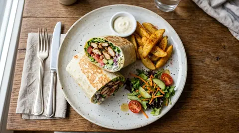 Cannabis Chicken Wrap