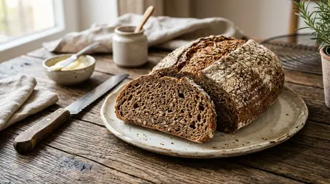 Cannabis-Dinkelbrot