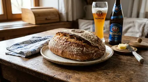 Cannabis Erdinger Weizenbier-Brot