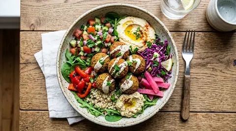Cannabis Falafel Bowl