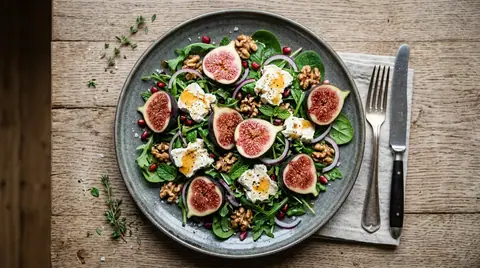 Cannabis-Feigen-Ziegenkäse