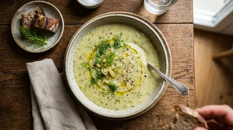 Cannabis Fenchel-Creme-Suppe