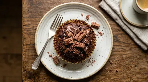 Cannabis Flake Schokoladen-Muffins