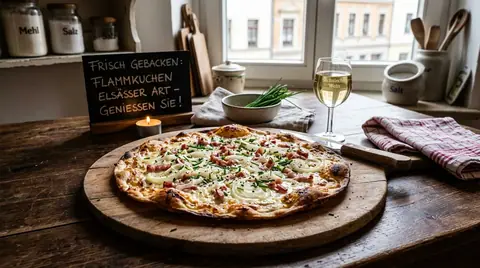 Cannabis Flammkuchen Elsässisch