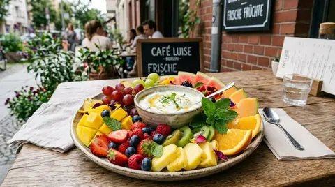 Früchte Platte Joghurt Cannabis