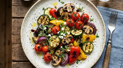 Cannabis-Grillgemüse